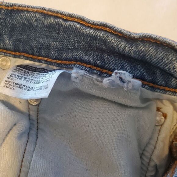 Levis 501 T Jeans Womens 32 Tapered Leg Button Fly 100%‎ Cotton 32x29 - Picture 8 of 10